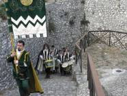 Un salto nel Medioevo con i Falconieri del Rosone alla Rocca medievale di Montecelio - Foto di Luciano Fioravanti