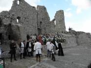 Un salto nel Medioevo con i Falconieri del Rosone alla Rocca medievale di Montecelio - Foto di Luciano Fioravanti