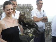 Un salto nel Medioevo con i Falconieri del Rosone alla Rocca medievale di Montecelio - Foto di Luciano Fioravanti