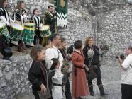 Un salto nel Medioevo con i Falconieri del Rosone alla Rocca medievale di Montecelio - Foto di Luciano Fioravanti