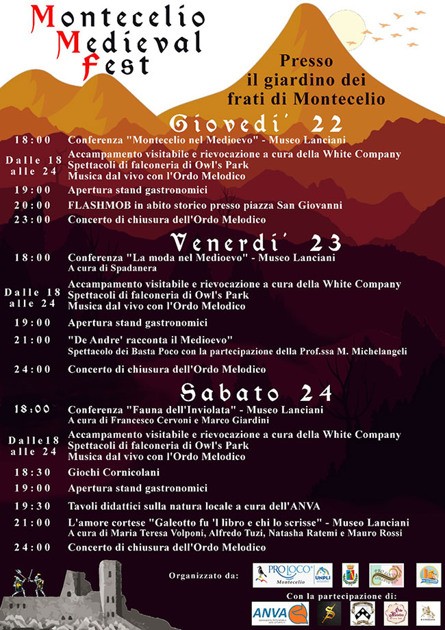 Montececelio Medival Fest: Conferenze, rievocazioni storiche e concerti