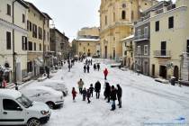 Neve a Montecelio 4 Febbraio 2012 - Foto di Damiano Graziani